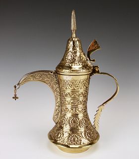 INDIAN COFFEE POT OF GERMAN SILVER