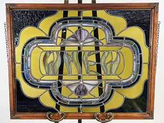 STAINED GLASS PANEL WNEW