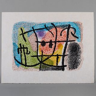 Joan Miró  (1893-1983): Cartones: One Plate