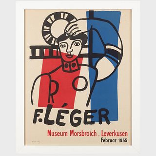 After Fernand Leger (1881-1955): Mourlot Exhibition Poster