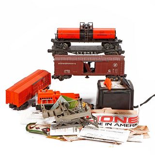 Lionel Postwar Freight Cars, Transformer and Parts