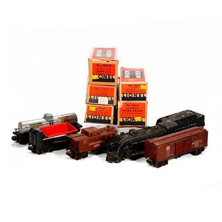 Lionel Prewar 225 Locomotive, Tender and Freight Cars