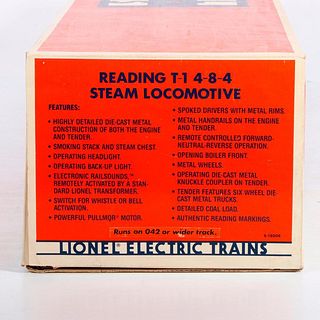 Lionel 6-18006 Reading T-1 4-8-4 Steam Locomotive and Tender with original box