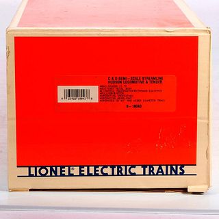 Lionel 6-18043 C & O Streamline Hudson Loco w original box.