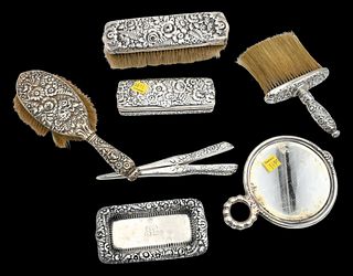Seven Piece Tiffany & Company Sterling Silver Set