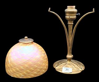 Tiffany Studios Gilt Bronze Table Lamp Base