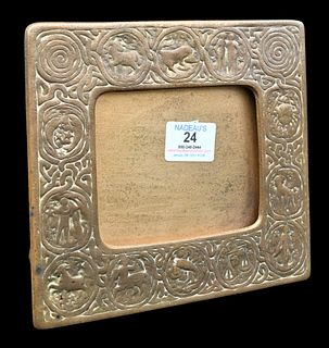 Tiffany Studios Zodiac Bronze Picture/Calendar Frame