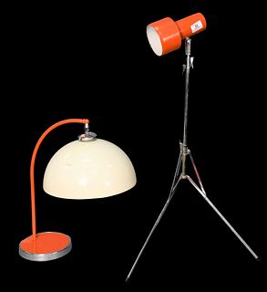 Two Mid Century Modern Table Lamps
