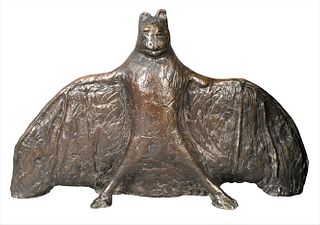 A Large Bronze Figure