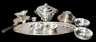 Large Lot of Christofle Silver Plate