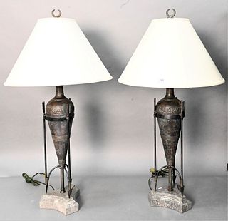 A Pair of Maitland Smith Table Lamps