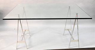 Ralph Lauren Style Sawhorse Table