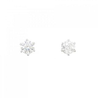 PT Solitaire Diamond Earrings 0.773CT 