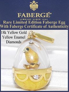 Rare Limited Edition Faberge Egg Pendant or Char