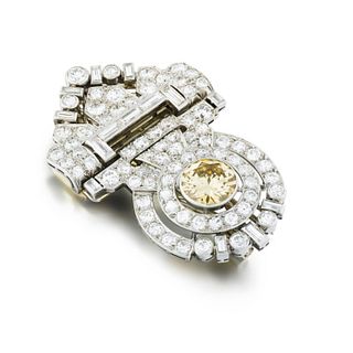 Private Collection 31.61CTTW Diamond Brooch