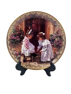 Collector Plate Sister's Touch By Sandra Kuck