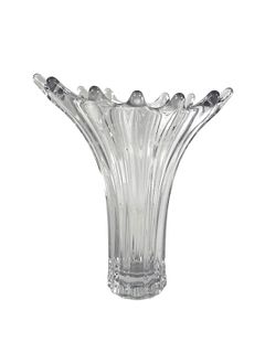 Large Modernist Art Glass Vase BAYEL FRANCE 13"