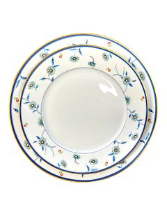 Set Of 16 Porcelain European Collective Plates.