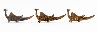 Louis Mendez Gilt Bronze Dragon Sculptures, 3