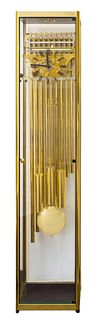 Kieninger Modern Brass & Crystal Tall Case Clock
