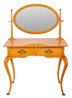 Queen Anne Revival Maple Dressing Table, ca. 1900