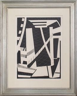 Ralston Crawford "St. Gilles #3" Lithograph