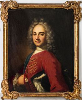 European Portrait Of a Gentleman Oil on Canvas