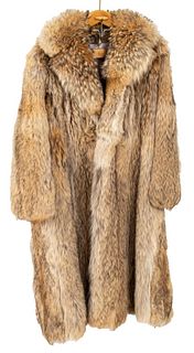 A. Charsky Raccoon Fur Full-Length Coat