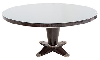 Maison Leleu Art Deco Style Pedestal Table