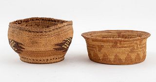 Northwest Native American Hand-Woven Baskets, 2