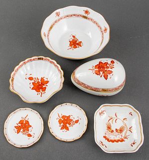 Herend Porcelain Chinese Bouquet Group, 6