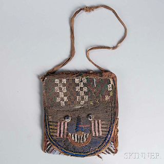 Yoruba Beaded Cloth Bag