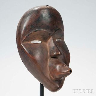 Dan Carved Wood Mask