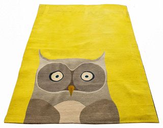 The Rug Company Whimsical Figural Owl Carpet