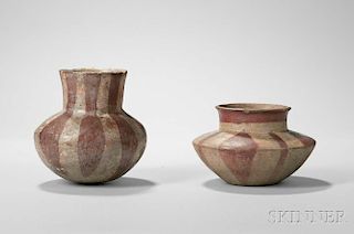 Two Southeast Prehistoric Painted Pottery Vessels