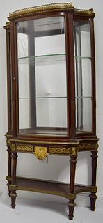 Showcase. Vitrine Glass Cabinet Attributed: Paul Sormany circa 1875