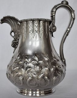 Tiffany English Sterling Silver Water Pitcher