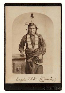 Photograph of Eagle Elk, an Ogala Sioux