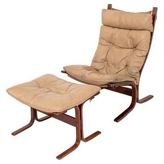 Ingmar Relling, Westnofa "Siesta" Chair & Ottoman