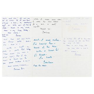 Barbara Bush Archive of (24) Letters