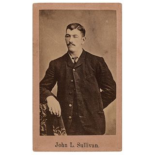 John L. Sullivan Carte-de-Visite Photograph