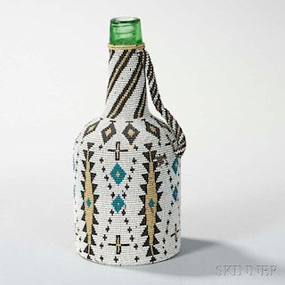 Modoc Beaded Glass Bottle