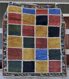 Oriental scatter rug, Persian, 5'2" x 6'2"