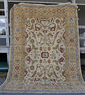 Large room size Oriental rug, Oushak design, 10'6" x 15'5"