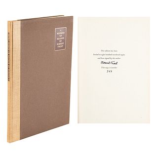 Robert Frost Signed Book