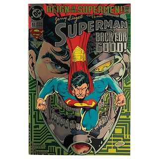 Jerry Siegel Signed &#39;Superman&#39; Comic Book