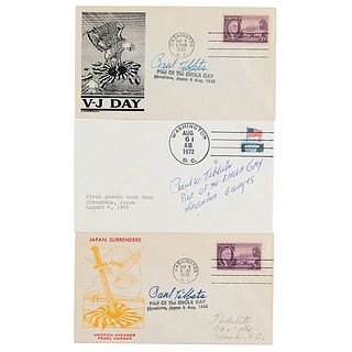 Enola Gay: Paul Tibbets (3) Signed Covers