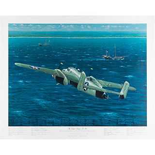 Doolittle&#39;s Raiders Multi-Signed Limited Edition Print: &#39;The Giant Begins to Stir&#39;