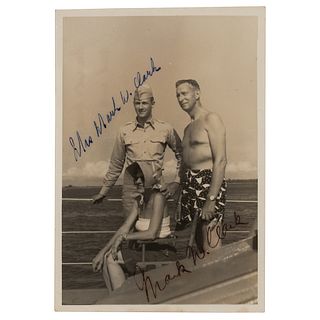 Mark W. Clark Signed Photograph