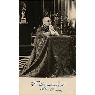 Francis Cardinal Spellman Signed Photograph